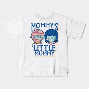 Funny Halloween Mommy's Little Mummy Kids T-Shirt